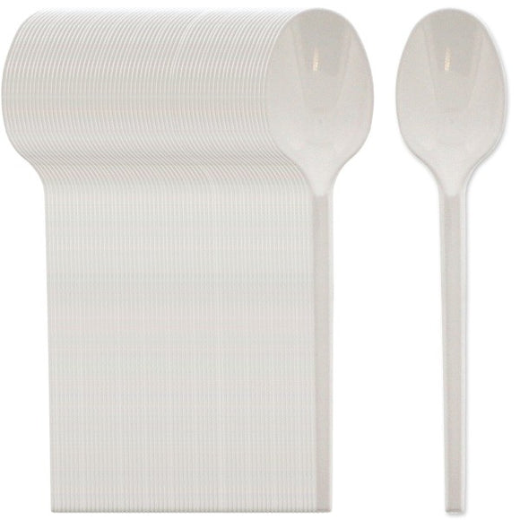 Plastic Spoons - White